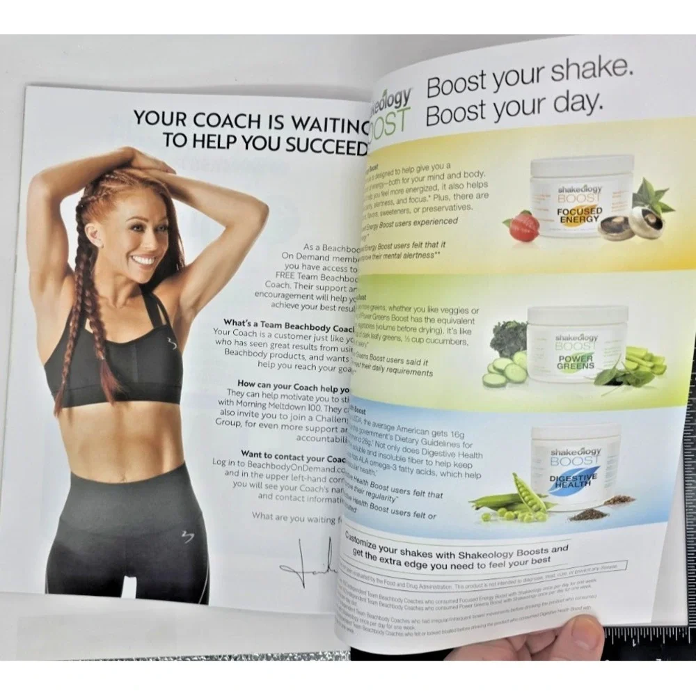 Beachbody Nutrition Guide Morning‎ Meltdown 100 Paperback Book Recipes 88 Pgs